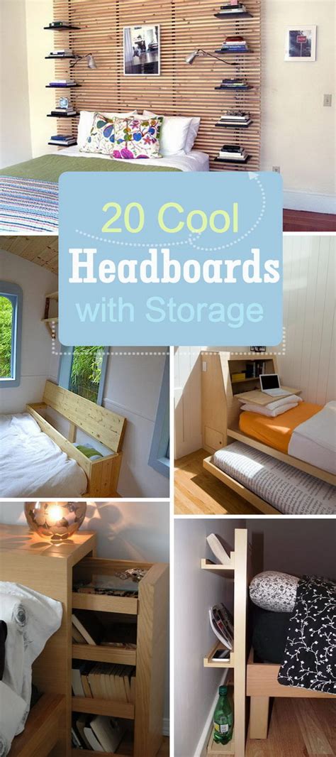 20 Cool Headboards With Storage Noted List