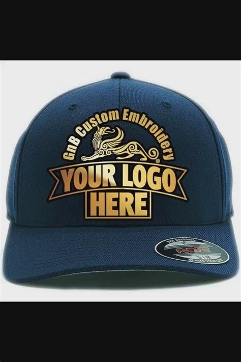 Custom Hat 6277 And 6477 Flexfit Caps Embroidered Place Your Own Logo