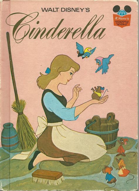 Walt Disneys Cinderella Hardcover Book 1974 Books