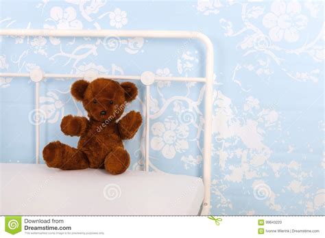 Child Bedroom With Stuffed Bear Stock Photo Image Of Brown Animal