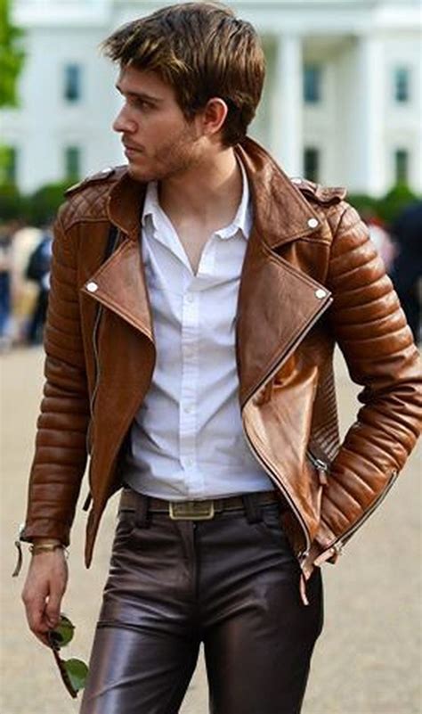 47 Stylish Brown Leather Jacket Outfits Ideas To Makes You Look