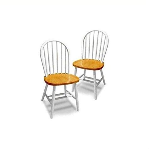 Winsome Wood Assembled 36 Inch Windsor Chairs With Curved Legs Dining