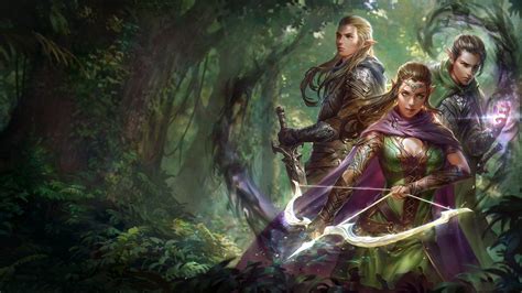 Download Wizard Bow Archer Woman Warrior Warrior Fantasy Elf Fantasy