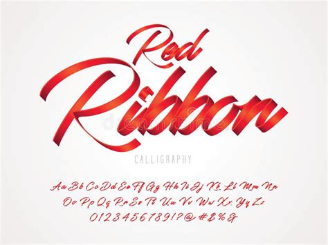 Ribbon Font Stock Vector Illustration Of Elegant Lowercase 141279025