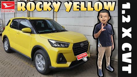 Daihatsu Rocky 1 2 X CVT Yellow Metallic YouTube