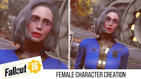 Fallout 76 Beautiful Female Character Creation Commentary And