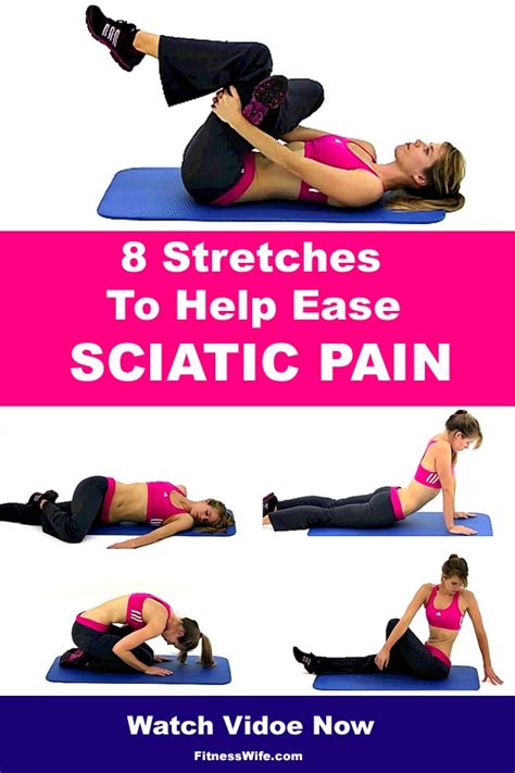 8 Stretches To Help Ease Sciatic Pain Fitness Wife