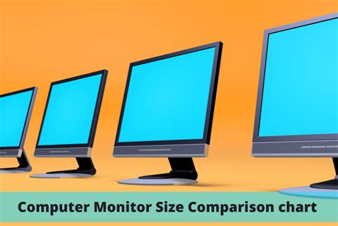 Computer Monitor Size Comparison Chart April 2022