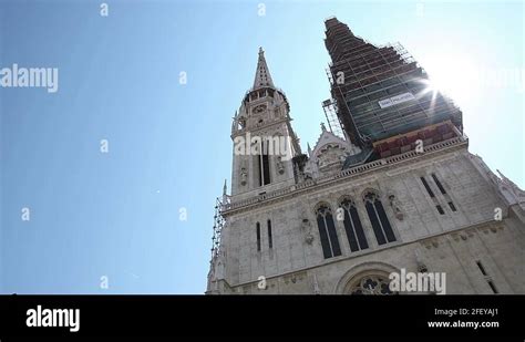 Cathedral Of Assumption The Blessed Virgin Mary Stock Video Footage