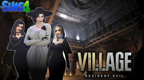 The Sims 4 X Resident Evil Village Lady Dimitrescu And Her Daughters Cas