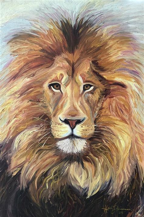 Lion Of Judah Painting By Heidi Steinman