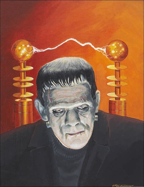 Frankenstein Monster By Gray Morrow Movie Poster Art Frankenstein