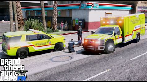 Gta 5 Lspdfr Ems 31 Play As A Paramedic Mod San Andreas Fire Rescue