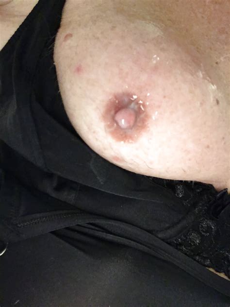 Cum Dripping From My Nipples 3 Pics