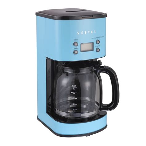 Vestel Retro Filtre Kahve Makinesi Düş Mavisi Vestel