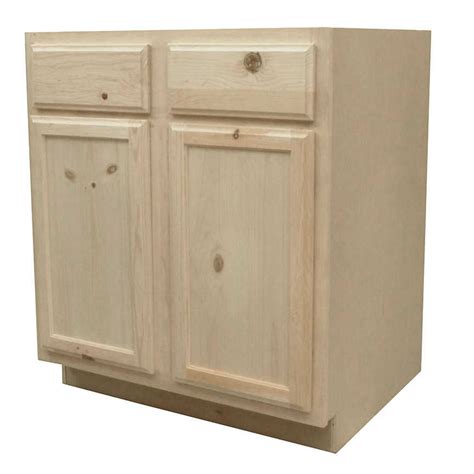 Kapal Wood Products B30 Pfp 30 In Unfinished Knotty Pine Base Cabinet