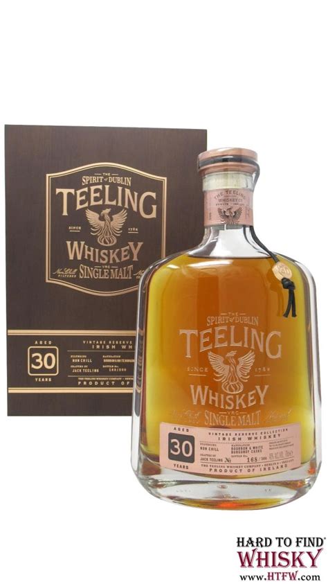 teeling vintage reserve collection single malt 30 year old whiskey