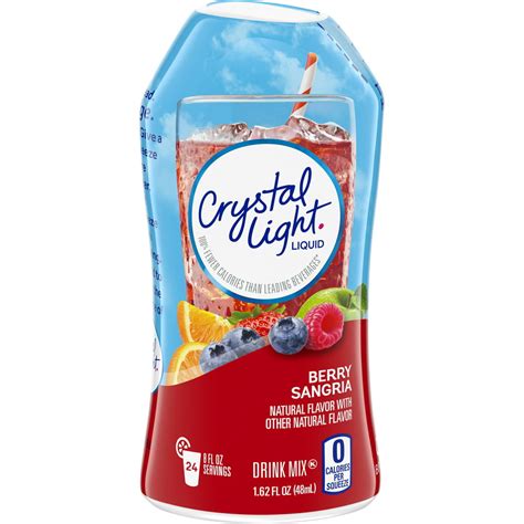 Crystal Light Liquid Berry Sangria Naturally Flavored Drink Mix 162