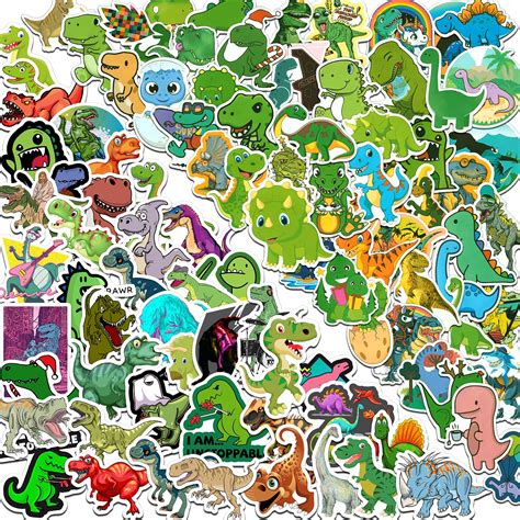 Buy Cute Dinosaur Stickers For Kids100pcs Waterproof Vinyl Stickers