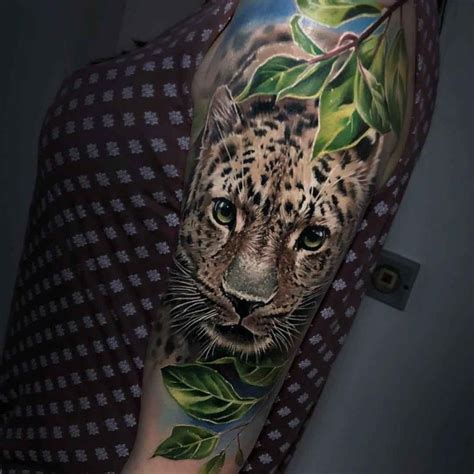 Leopard Tattoo On Shoulder Best Tattoo Ideas Gallery