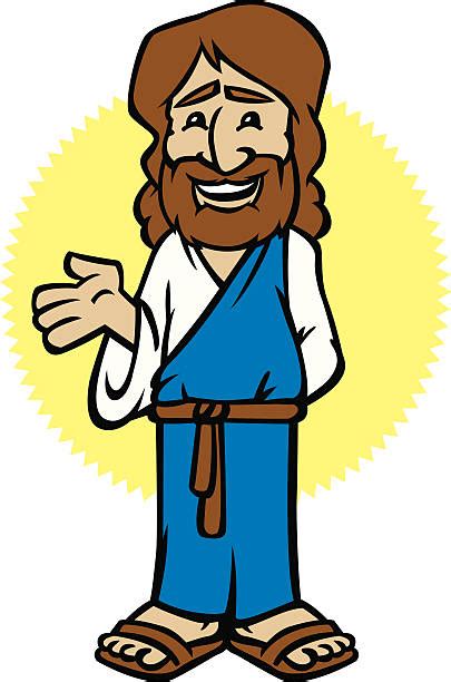smiling jesus illustrations royalty free vector graphics and clip art istock