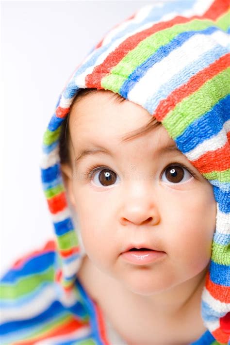 Baby In Kleuren Stock Afbeelding Image Of Onschuldig