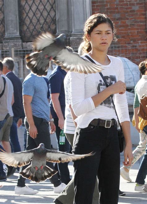 Far from home, zendaya plays peter … Zendaya: On the set of Spider-Man: Far From Home -08 ...