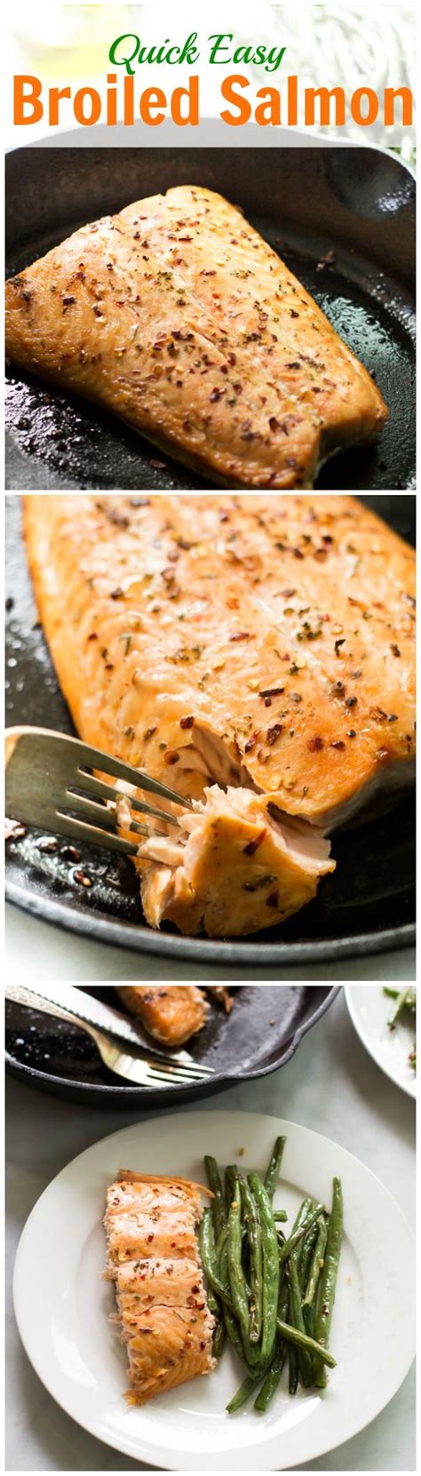 I also used a hamburger press to make flat rolls that i could slice in half like a sandwhich bun or bagel thin. Quick Easy Broiled Salmon - Ready to make and enjoy this ...