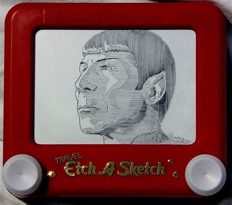 spock and 10 more incredible portraits created entirely with etch a sketches techeblog