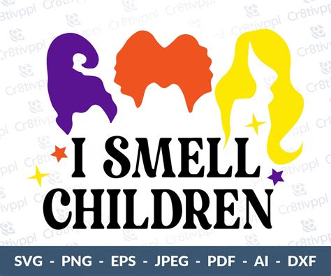 Free I Smell Children Svg Cut File For Cricut Cameo Silhouette
