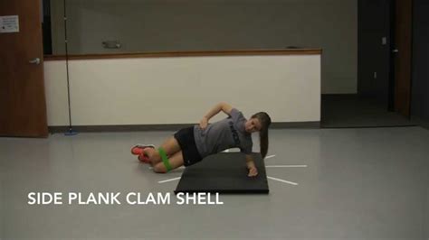 Side Plank With Clam Shell Youtube