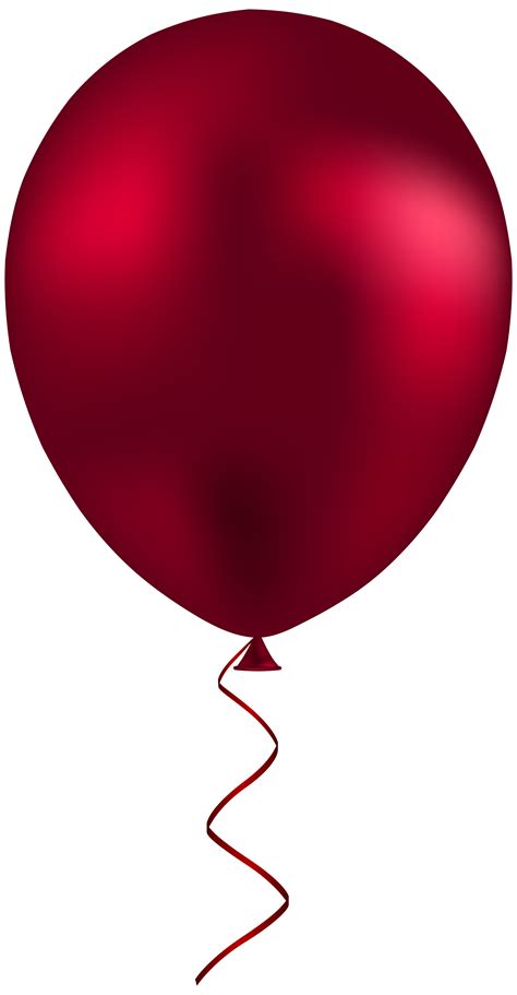 Pretty Looking Red Balloon Clipart Clip Art At Clker Balloon Clip Art Library
