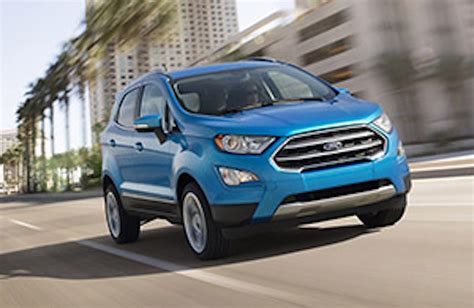 2019 Ford Ecosport Review Ratings Specs Prices And Photos The Car