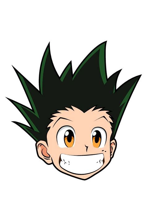 Hunter X Hunter Smiling Gon Freecss Sticker Anime Character Drawing
