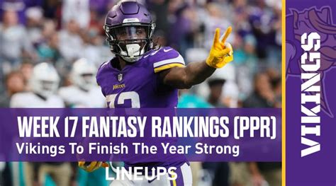 All in the context of fantasy football and designed so you can learn how to apply them to your own questions and do your own analysis. Week 17 Fantasy Football PPR Rankings & Projections ...