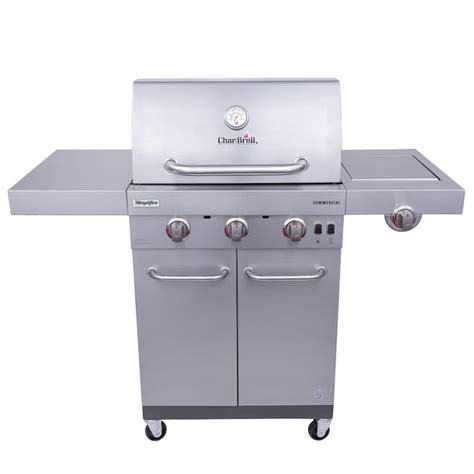 Char Broil Commercial Stainless Steel 3 Burner Liquid Propane And
