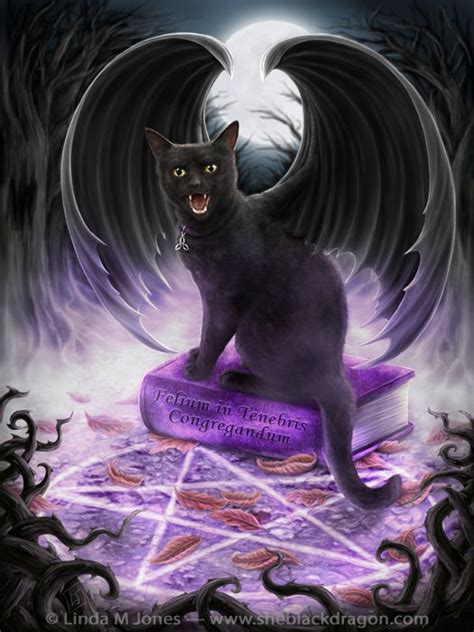 Gothic Sheblackdragon Black Cat Art Cat Art Hello Kitty Art