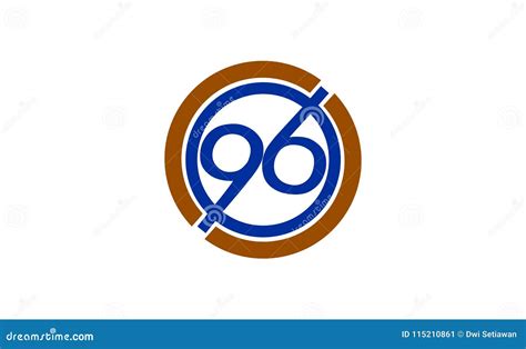 Number 96 Logo Design Stock Vector Illustration Of Background 115210861