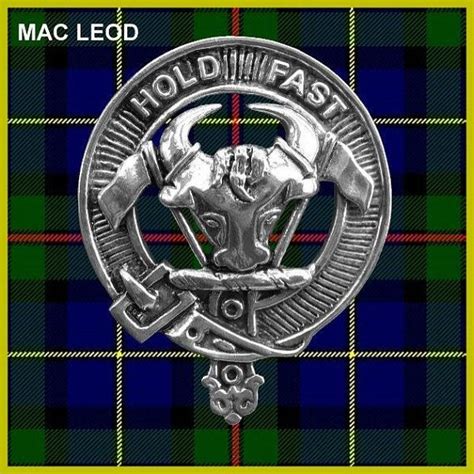 Macleod Clan Crest Scottish Cap Badge Cb02 Macleod Tartan Scottish