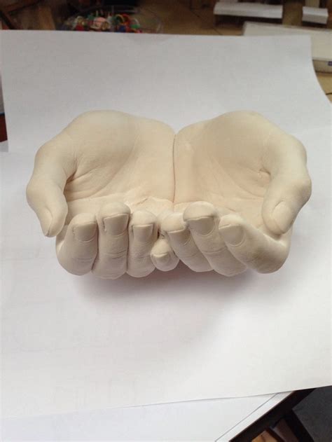 Plaster Hand Cast Plaster Crafts Hand Sculpture Paris Crafts