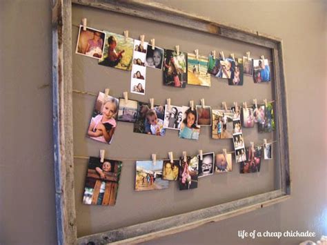10 Creative Ways To Hang Photos Without Frames Hanging Pictures On