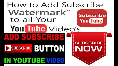 How To Set Youtube Channel Branding How To Create Youtube Branding Watermark Your Channel