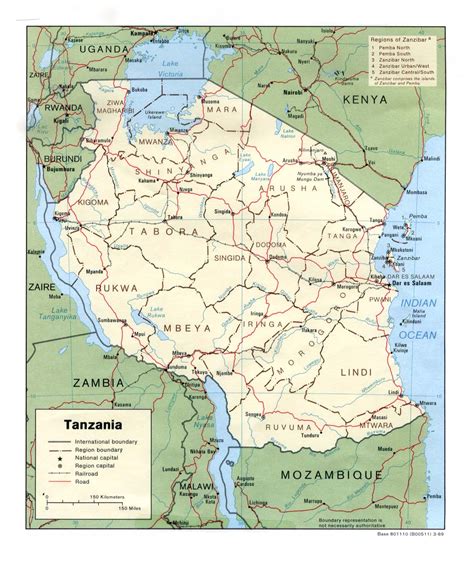 Download Free Tanzania Maps