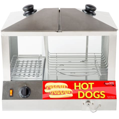 Avantco Hds 100 100 Dog 48 Bun Hot Dog Steamer 120v 1300w