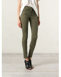 J Brand Skinny Jeans In Green Lyst