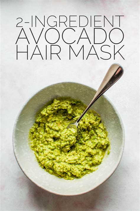 Diy 2 Ingredient Avocado Hair Mask A Thousand Lights