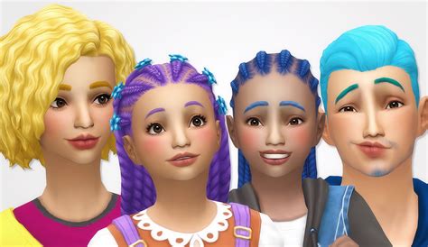 Sims 4 Cc — Noodlescc Parenthood Hair Recolors Includes