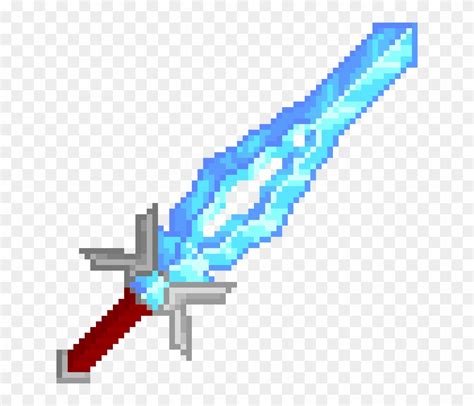 Minecraft Sword Pixel Art