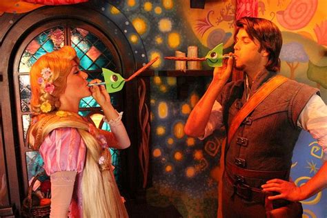 Meeting Rapunzel And Flynn At The Tangled Meet And Greet Disney Face