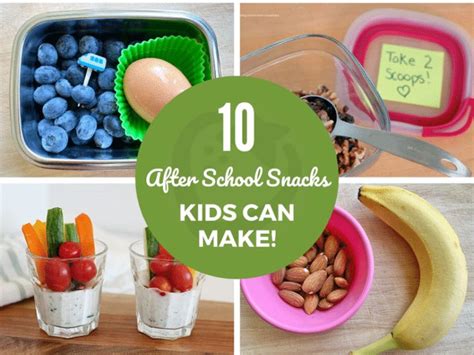The Top Ten After School Snacks That Kids Can Make In Their Lunchboxes